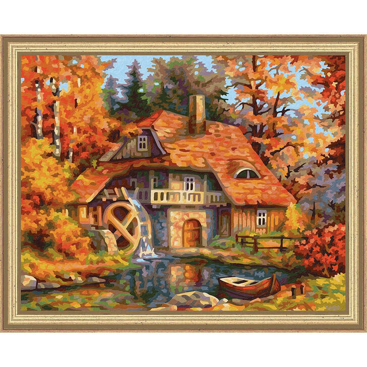 NEW SCHIPPER MASTERPIECE PREMIUM PAINT BY NUMBERS KAFFEEPAUSE 4 PICTURES KIT