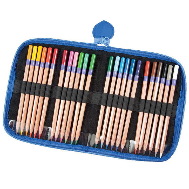Craftways Blue Zipper Pencil Case Accessory