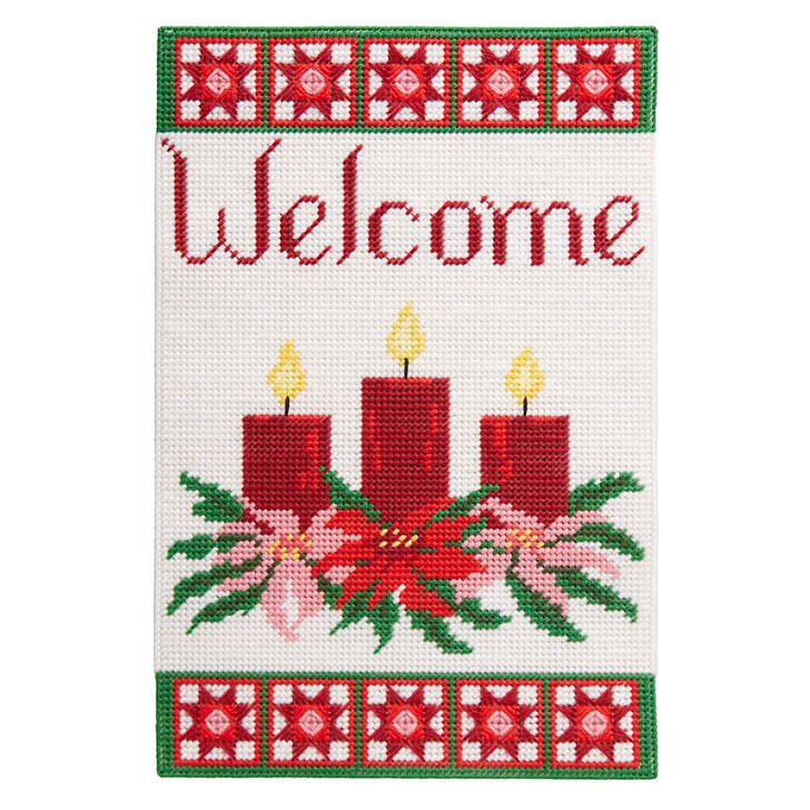 Herrschners Plastic Canvas Kit From Kit of the Month Club winter Wonderland  