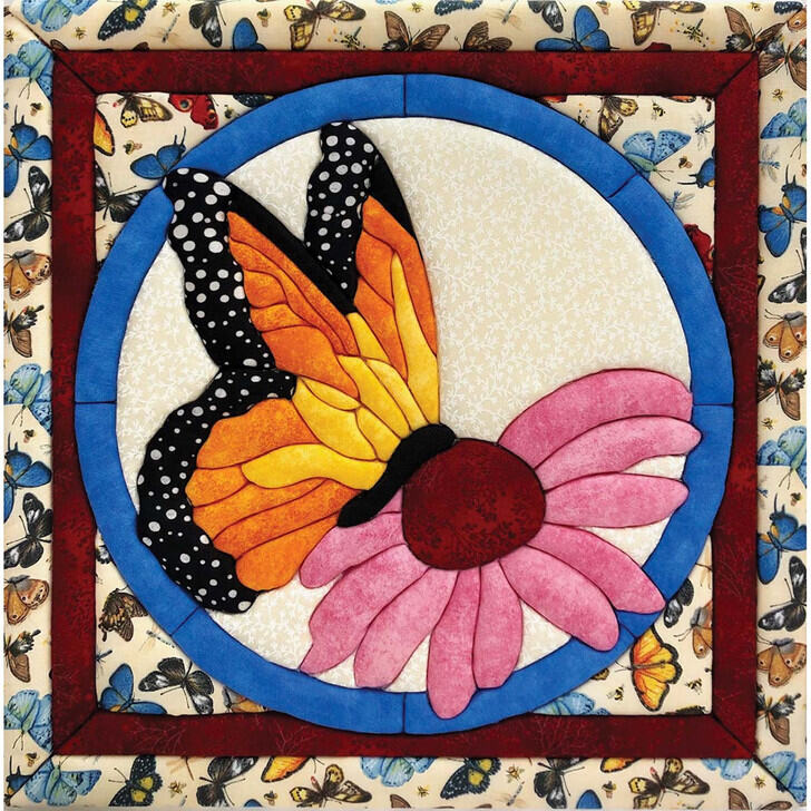 Quilt Magic Monarch Butterfly No-Sew Quilt Kit
