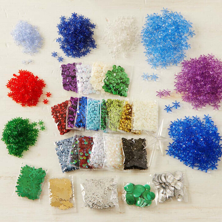 Herrschners One Pound Sequin & Spangles Assortment Beads