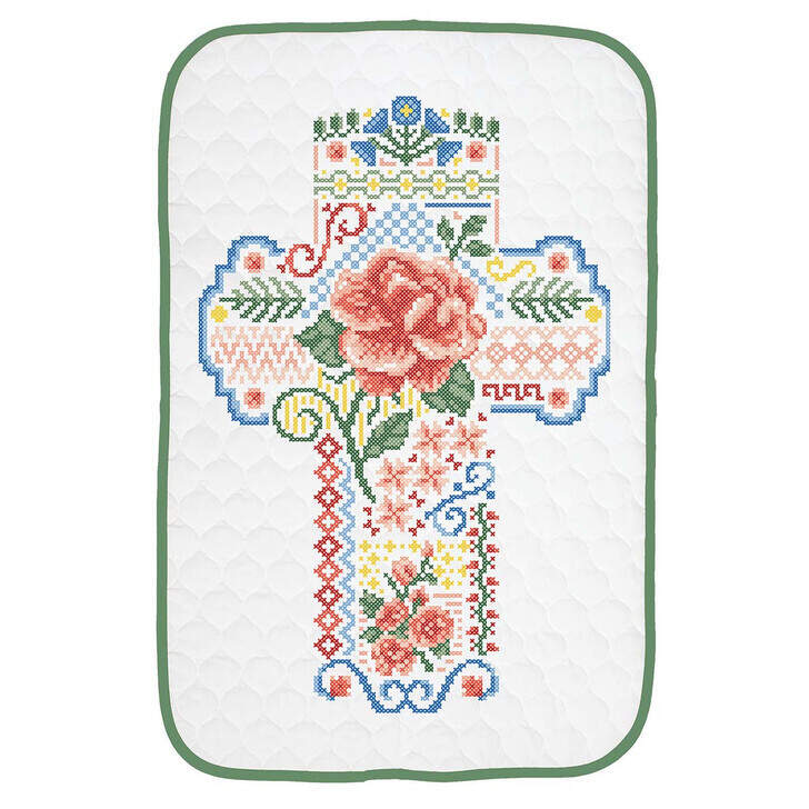 Herrschners Summer Cross Wall Hanging Stamped Cross-Stitch Kit