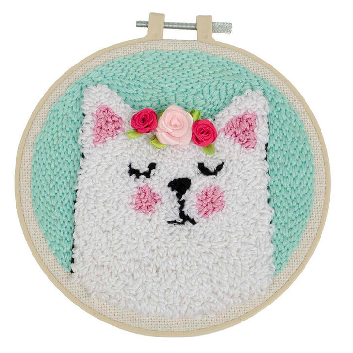 Fabric Edition, Inc. Cat Hoop Punch Needle Kit