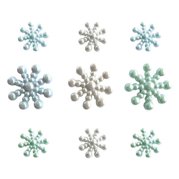 Buttons Galore & More Pearl Snowflakes Buttons