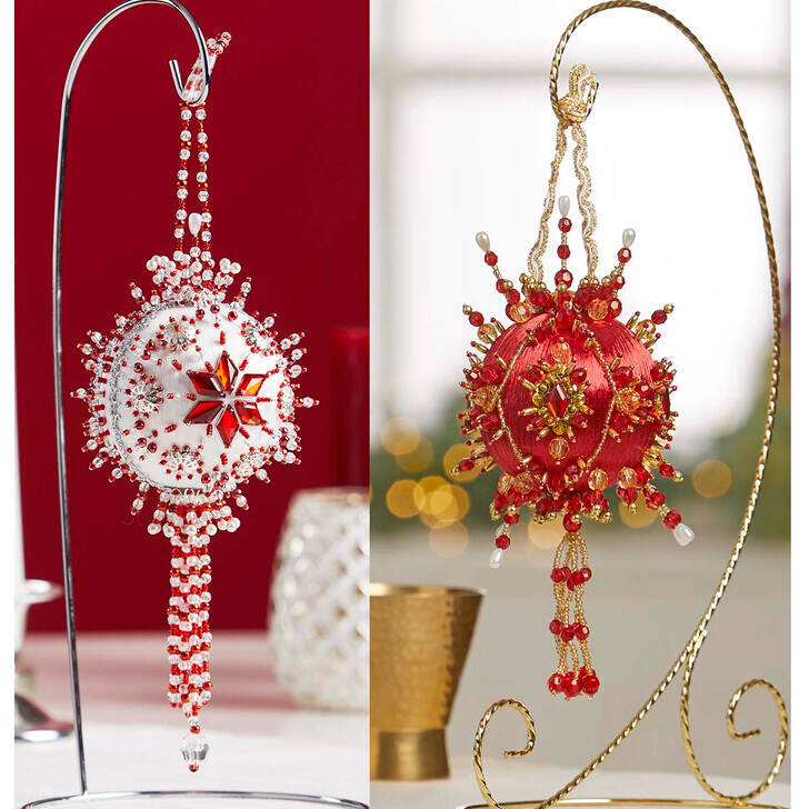 Herrschners Collectors Ornament Pair - Reds Ornament Kit