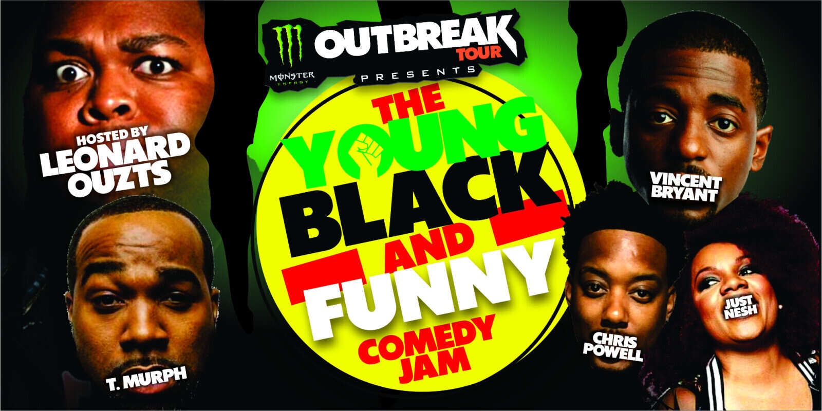 Monster Energy Presents Young Black Funny Comedy Tour
