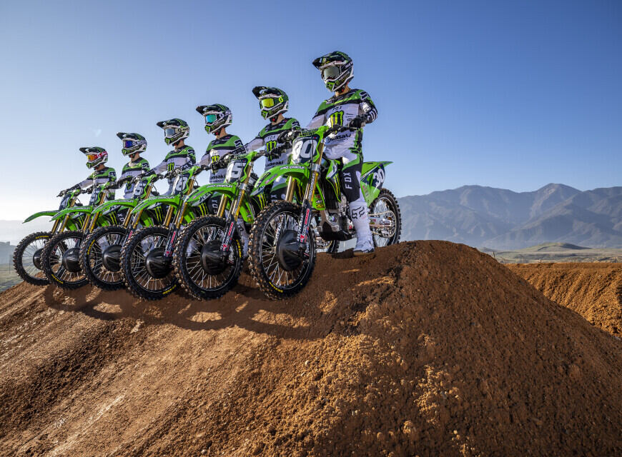 Images of Supercross athletes for the 2023 Season