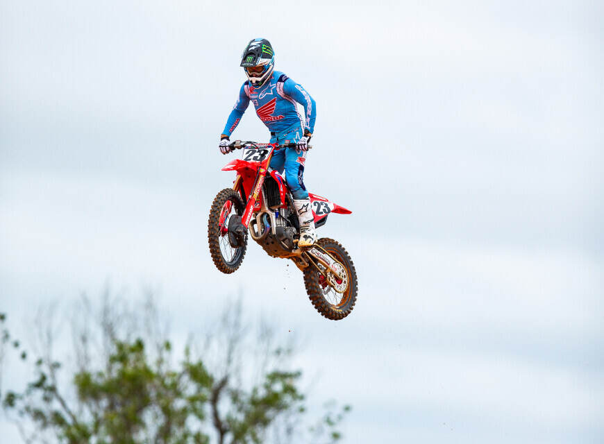 Chase prepares for the 2023 Supercross series in Florida