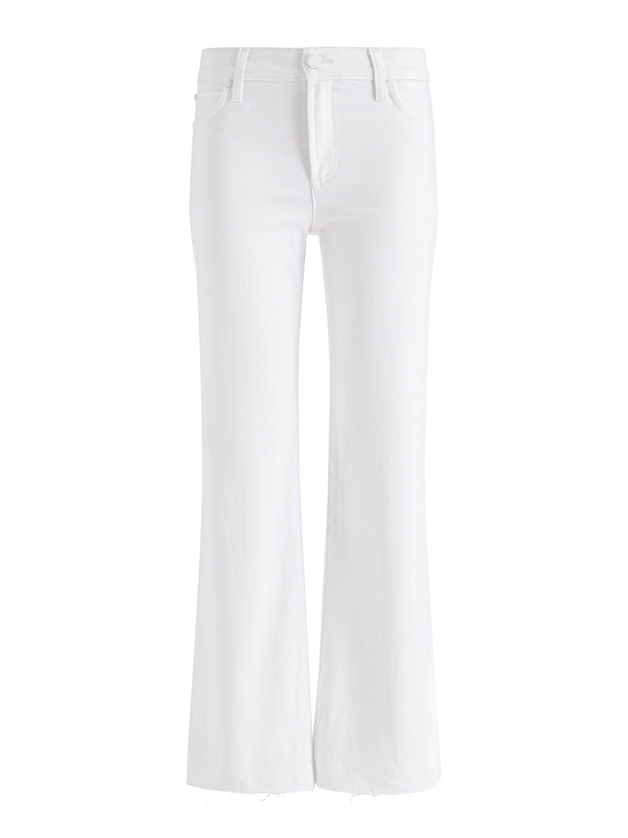 ROXIE LOW RISE FLARED LEG JEAN - WHITE - Alice And Olivia