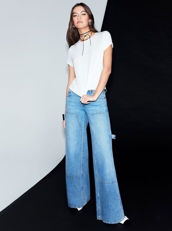 Designer Women's Jeans - Up To 25% Off Flared & Statement Denim