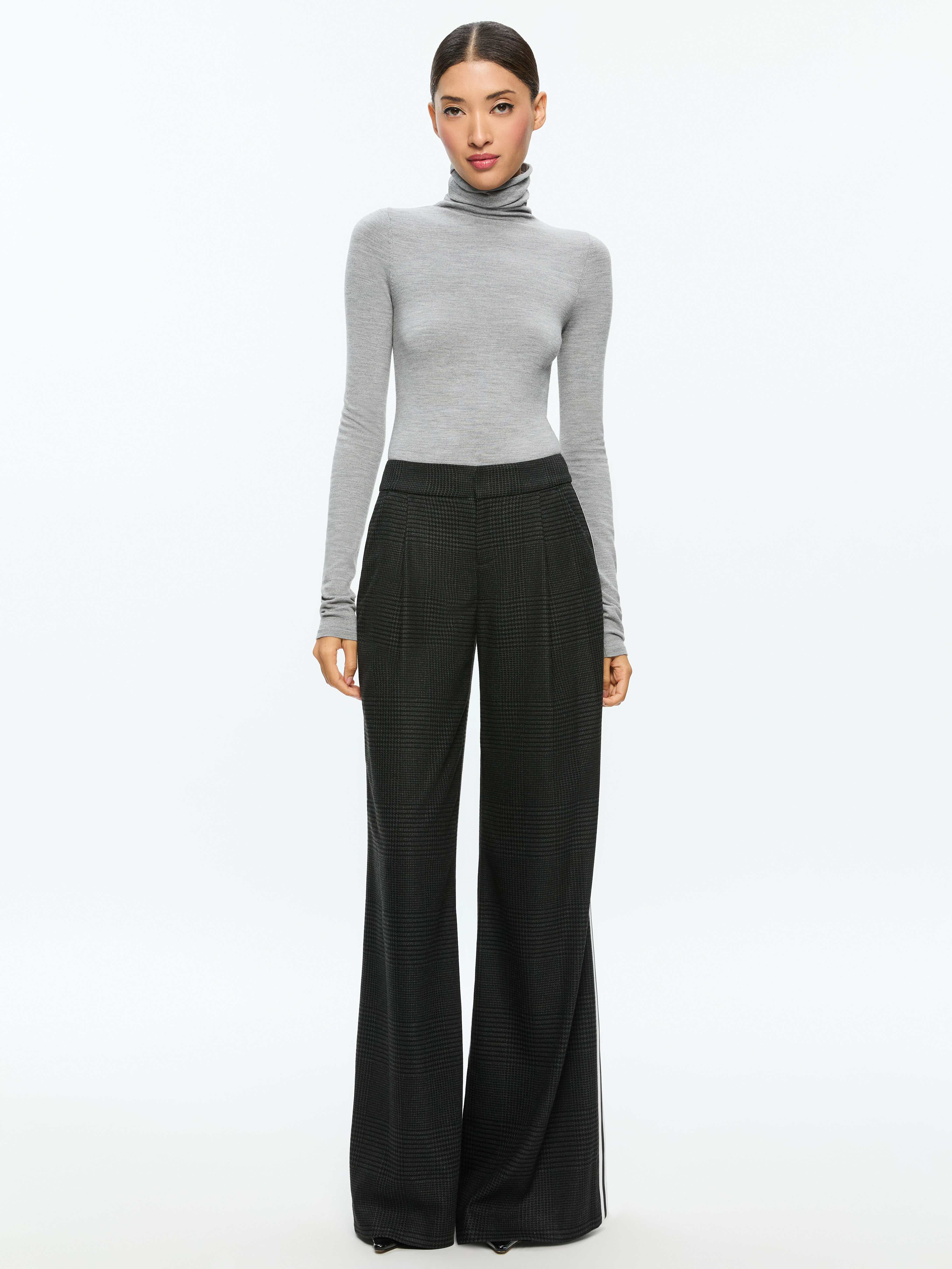 Alice and olivia eric wide leg pants top