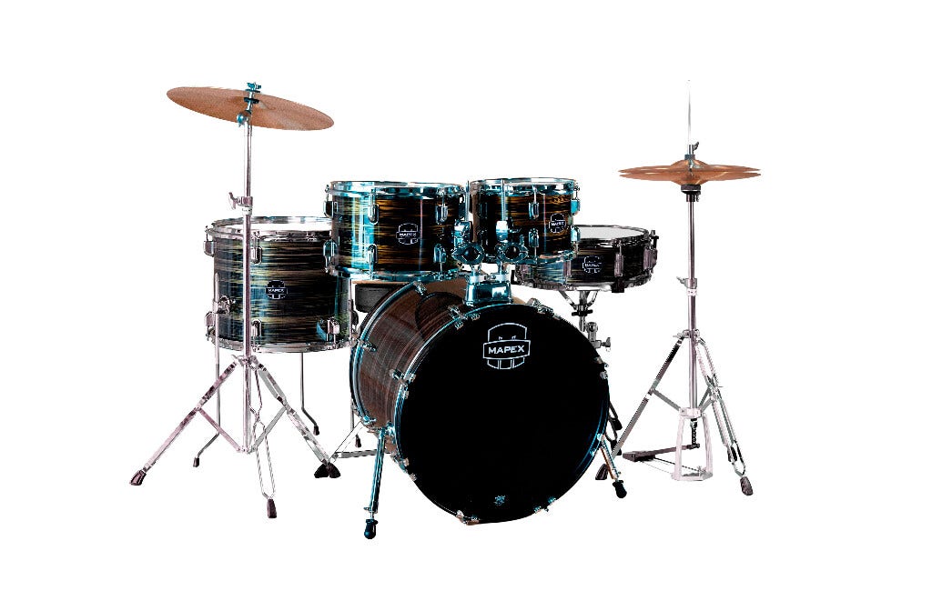 Mapex Comet CM5044FTCFH 20/10/12/14/14S Complete Drumset, White