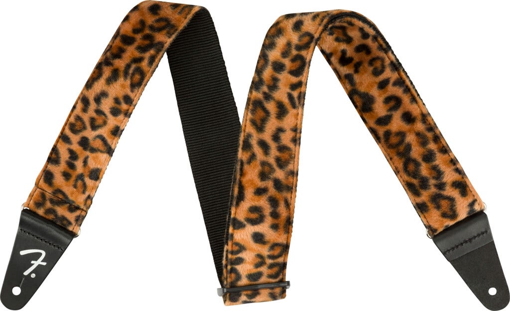 Fender Wild Leopard Print Guitar Strap - 2 display picture 1