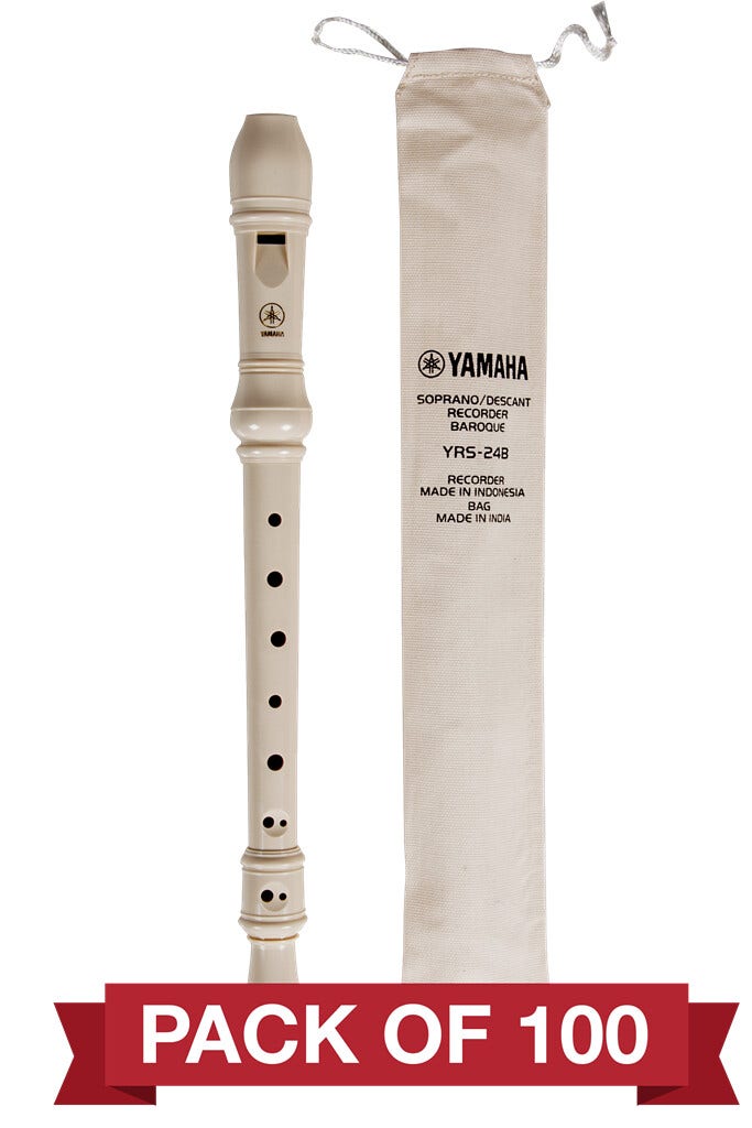 YAMAHA YRS-700(W) Yamaha YRS-402B Soprano Recorder - Eco-Friendly 