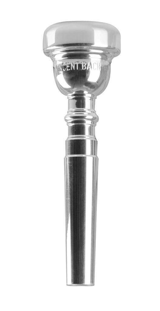 Bach 11EW Trumpet Mouthpiece - Shallow Cup, Silver Plating