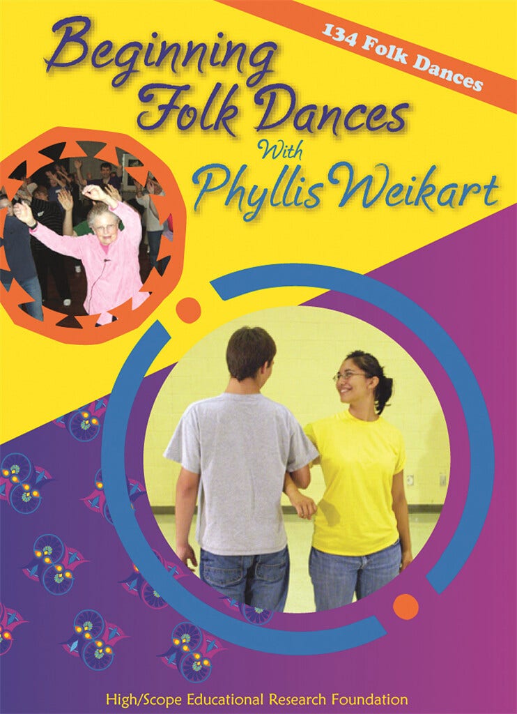 Learn Beginning Folk Dances with Phyllis Weikart - 6 DVD Set