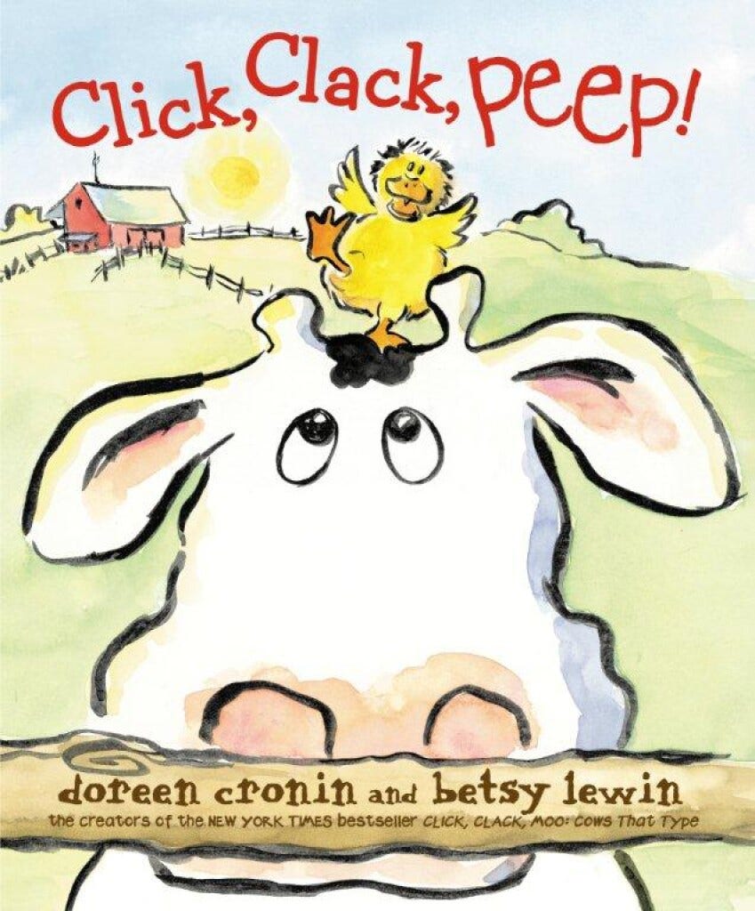 Click, Clack, Moo: Cows That Type - Fun Children's Book & CD