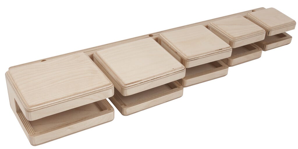 Basic Beat BBTB5 Temple Blocks Set - Perfect for Music Classrooms