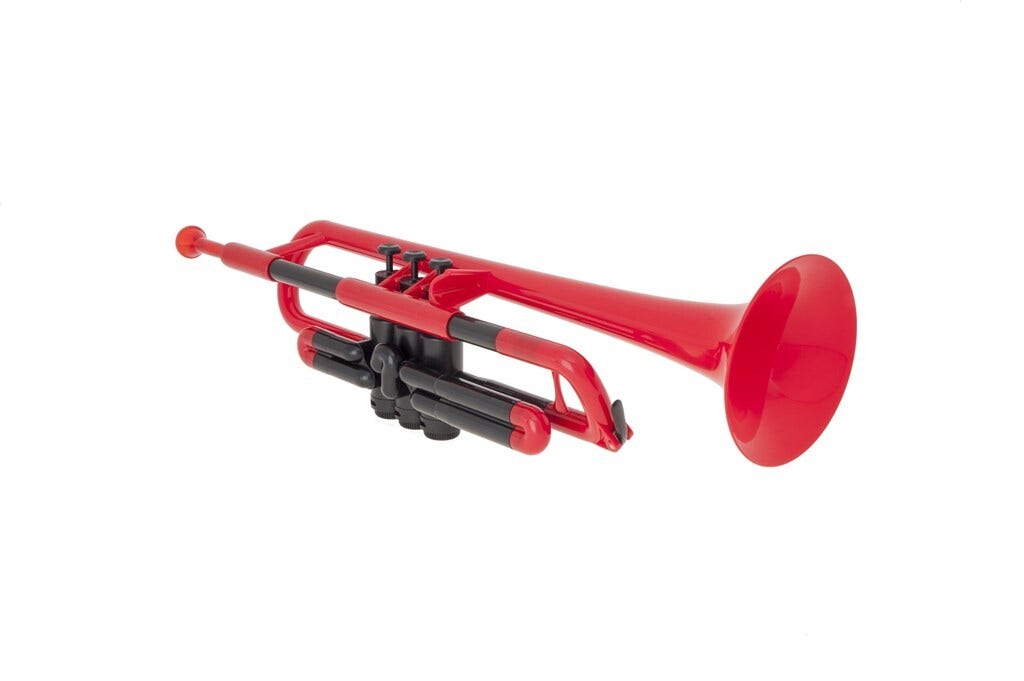 pTrumpet 2.0 Blue Plastic Trumpet - Lightweight & Durable Sound