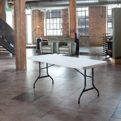 Lifetime 6 Foot Folding Table Commercial, How Wide Is A 6 Foot Table