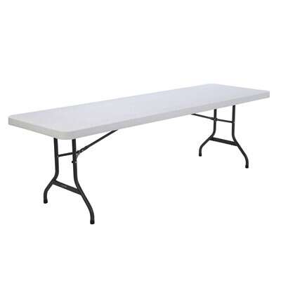 Lifetime 8 Foot Folding Table Commercial, How Tall Are Banquet Tables