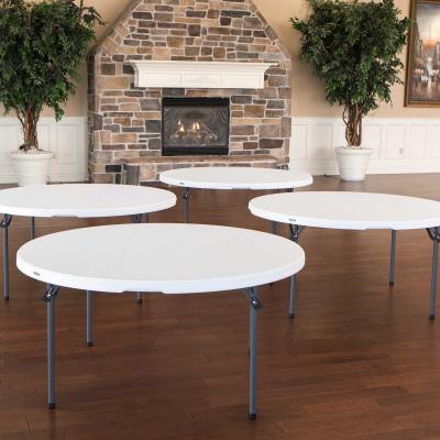 Lifetime 60 Inch Round Nesting Table, How Much Space Is Needed For 60 Inch Round Table