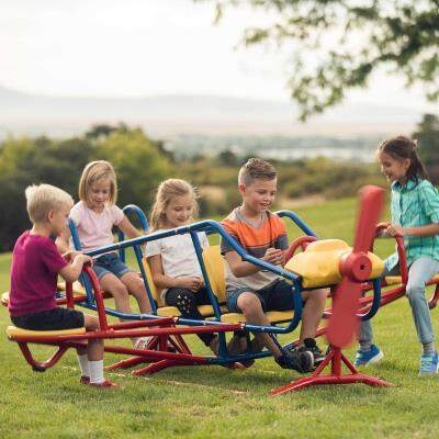Lifetime Ace Flyer Teeter-Totter Backyard Playground Airplane See Saw Kids 