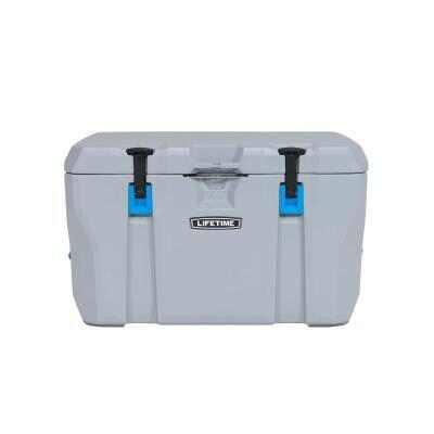 High Performance Cooler Grey 77 Quart Camping Ice Chest Plastic Outdoor NEW 