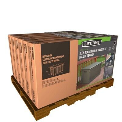 Lifetime 116 Gal. Heavy-Duty Outdoor Resin Storage Deck Box 60186 - The  Home Depot