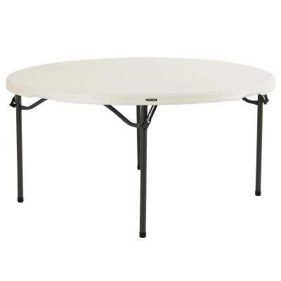 Lifetime 60 Inch Round Nesting Table, Round Plastic Tables At Sam S Club
