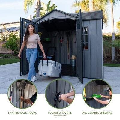Lifetime 10 Ft. X 8 Ft. Outdoor Storage Shed