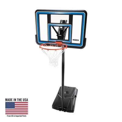 44 inch Backboard Lifetime Height Adjustable Portable Basketball System 