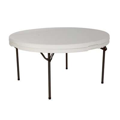 Lifetime 60 Inch Round Table And 8, Lifetime Round Tables And Chairs