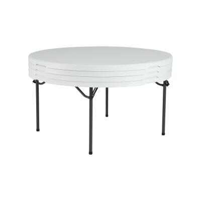 Lifetime 60 Inch Round Nesting Table, Round Plastic Tables At Sam S Club