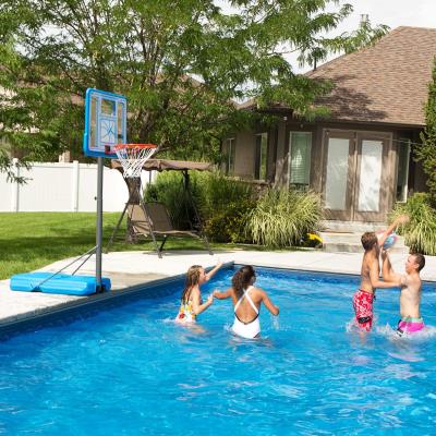 Lifetime 1306 Pool Side Height Adjustable Portable Basketball System 44 Inch for sale online 