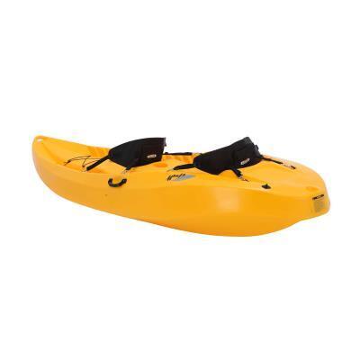 2 Paddles Manta Kayak Sit-On-Top Kayaks 10 ft Yellow Water Craft Padded Seats 
