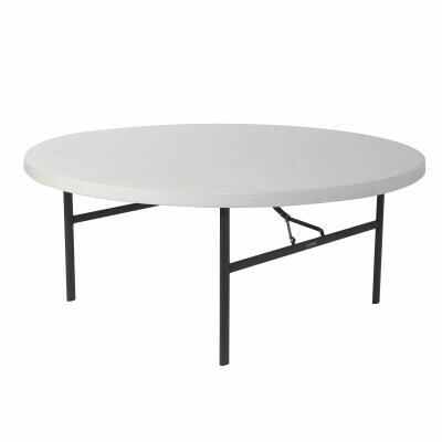 Lifetime 12 72 Inch Round Tables And, Commercial Round Tables And Chairs