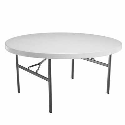 60 Inch Round Commercial Folding Table, Lifetime Round Tables 720