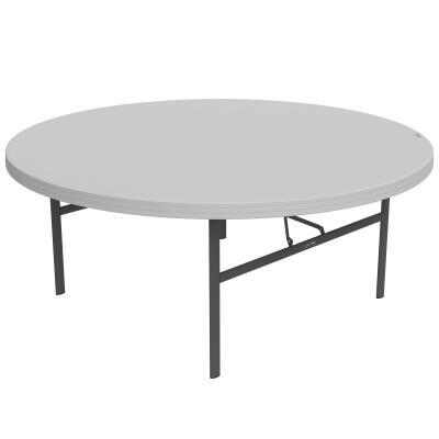 Lifetime 72 Inch Round Table Commercial, Round Plastic Tables At Sam S Club