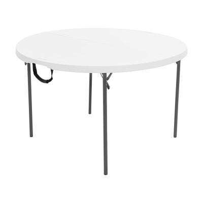 Lifetime 48 Inch Round Fold In Half, Round Folding Table 48