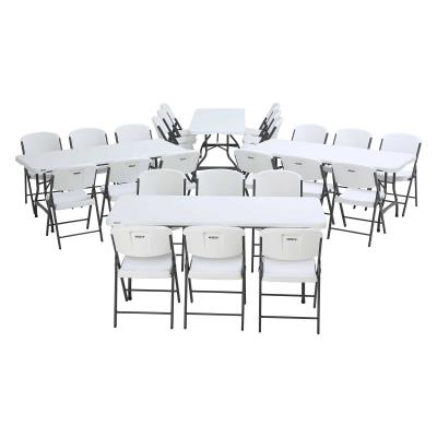 Lifetime 12 8 Foot Stacking Tables, How Many Chairs Can You Fit At An 8 Ft Table