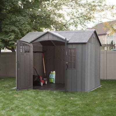 Lifetime 10' x 8' Rough Cut Outdoor Storage Shed 