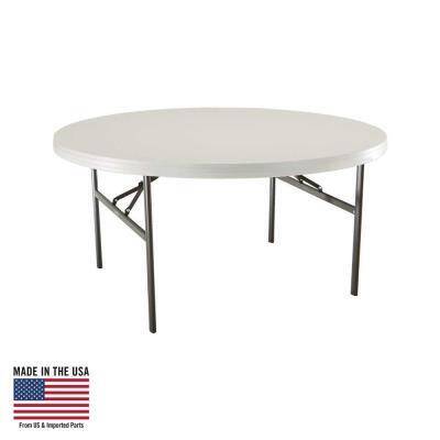 60 Inch Round Commercial Folding Tables, Round Folding Tables 60 Inch