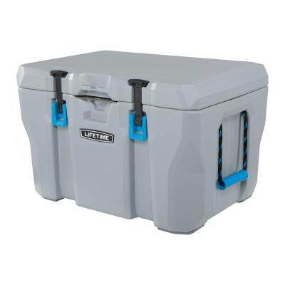 Ozark trail Lifetime 55 Quart High Performance Cooler ice chest Camping Grey 