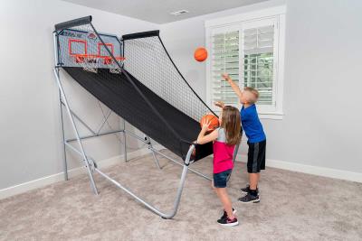 super shot deluxe electronic basketball game