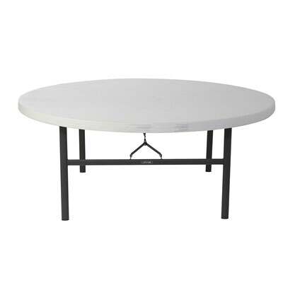 Lifetime 4 72 Inch Round Tables And 40 Chairs Combo Commercial