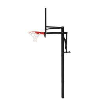 Polycarbonate 54-Inch Lifetime 90962 Power Lift Adjustable In-Ground Basketball Hoop with Basketball 