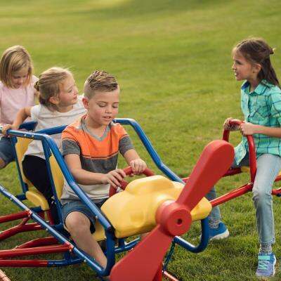 Lifetime Ace Flyer Teeter-Totter Backyard Playground Airplane See Saw Kids 