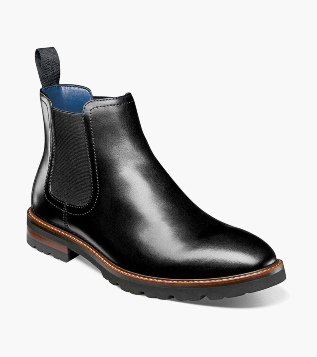 Black Premium Chelsea Boots leather shoes for men | Rapawalk