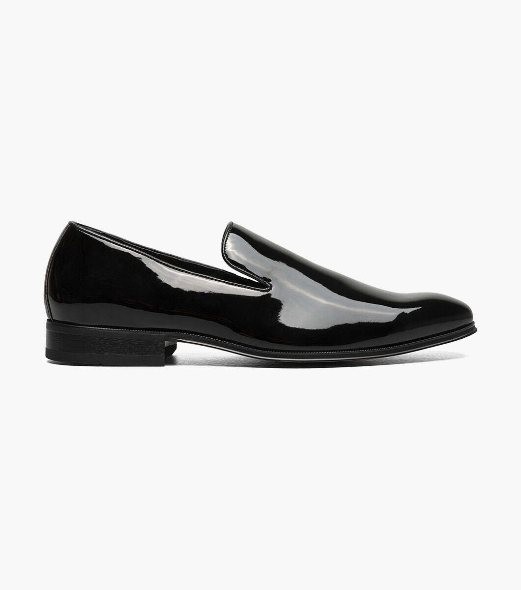 Florsheim Glossy Black Textured Loafers Florsheim | Shoes | Florsheim Mens Black Textured Loafer  main image 4